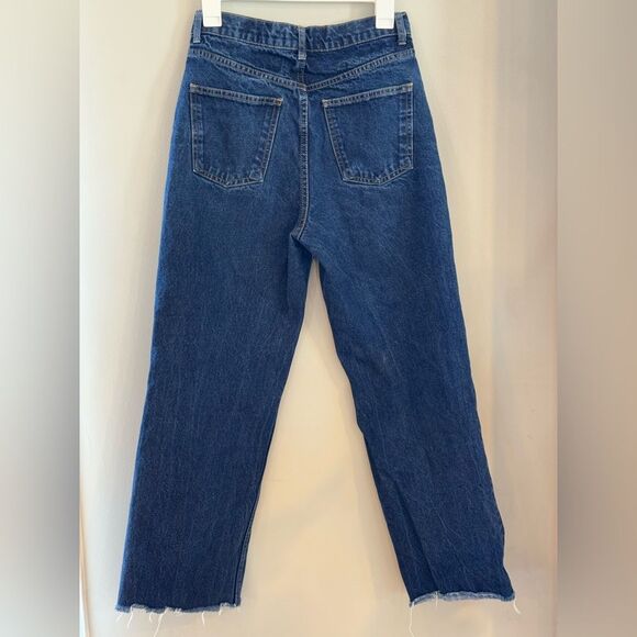 Zara Marine Straight 100% Cotton Size US 6 Medium Wash - Picture 4 of 8